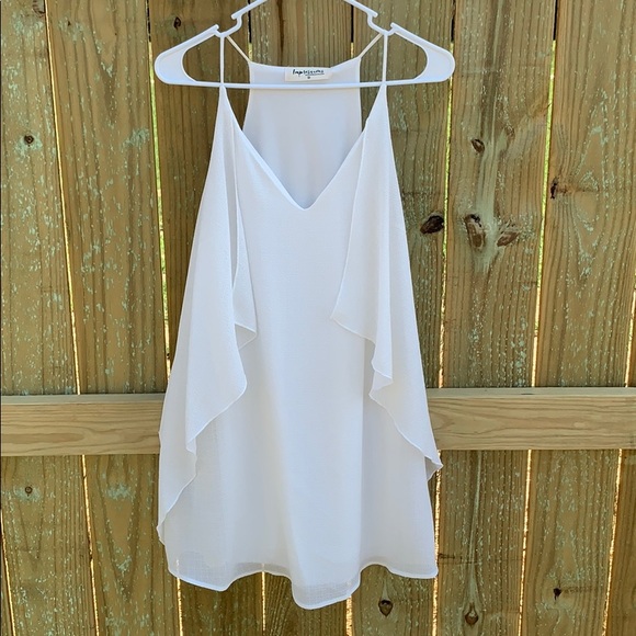 Impressions Dresses & Skirts - Impressions Flowy White Dress- WORN ONCE